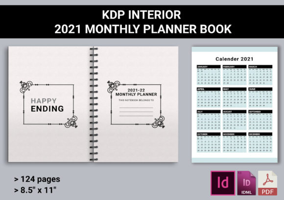 Download KPD Interior 2021 Monthly Planner Book - Month Collection