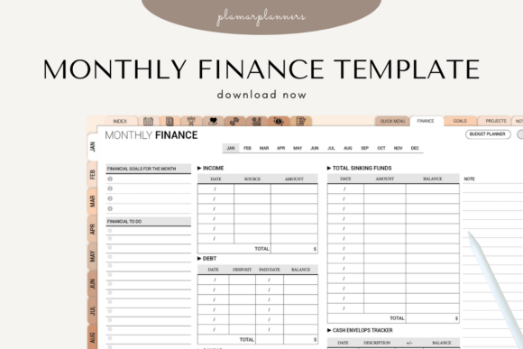 Download 💰 Monthly Finance Tracker – Budget Plan - Month Collection