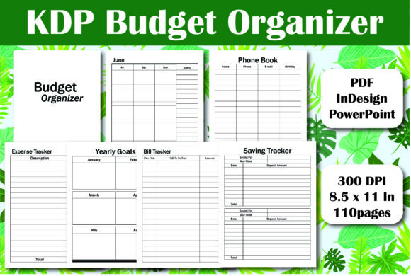 Download KDP Budget Organizer Interior - Premium Resources
