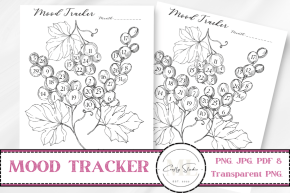 Download Monthly Mood Tracker Printables - Month Collection