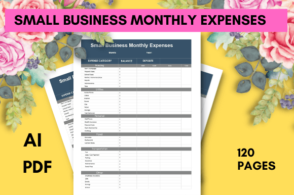 Download Small Business Monthly Expense Reports - Month Collection