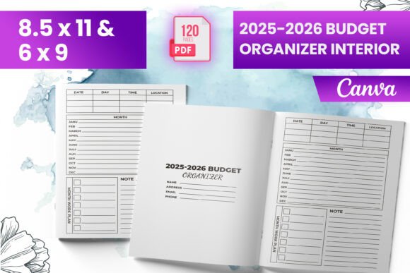 Download 2025-2026 Budget Organizer Interior (KDP - Premium Resources