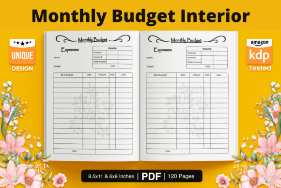 Download [KDP Interior] - Monthly Budget - Month Collection